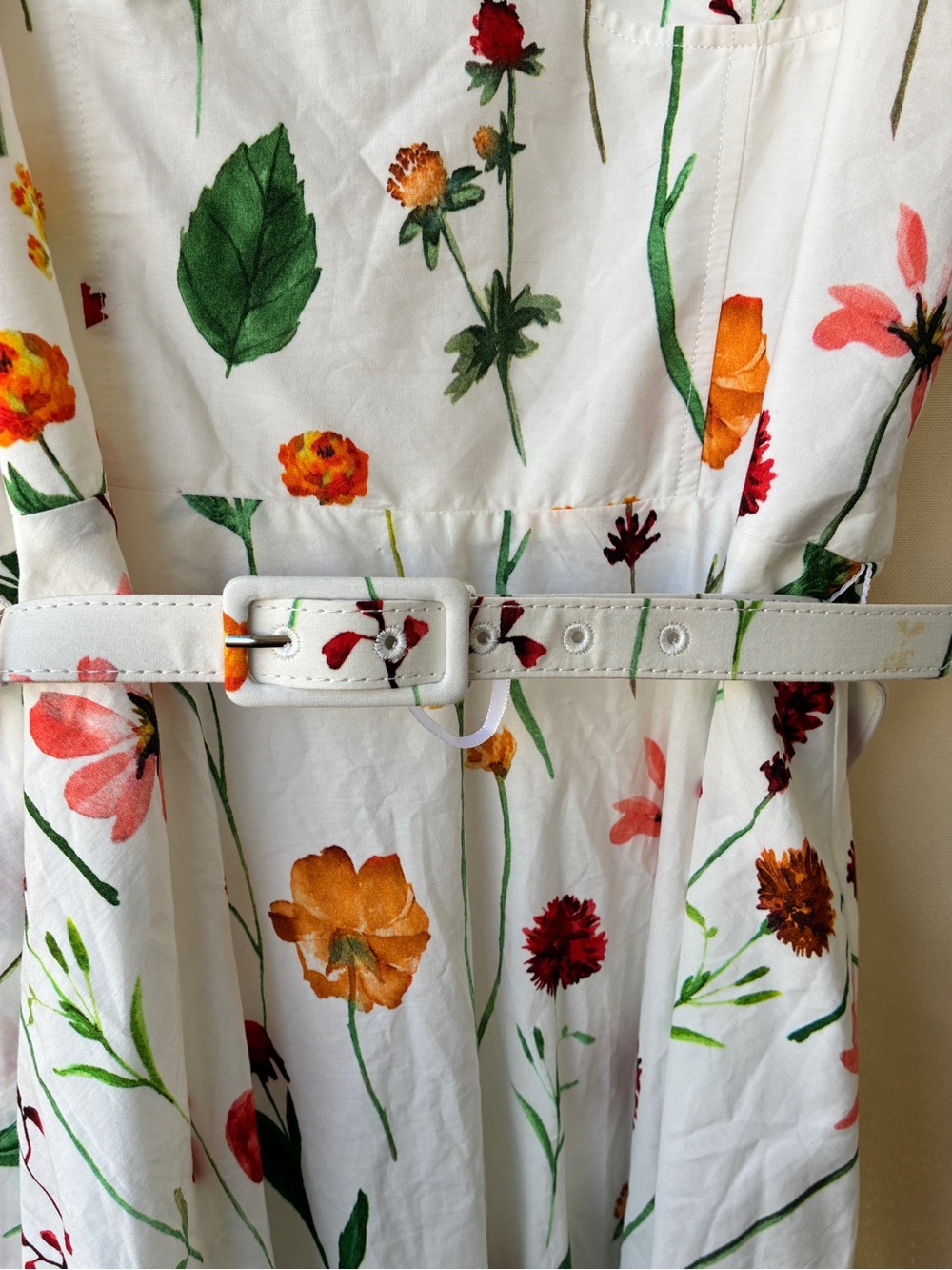 NWT Antonio Melani x Style by Simkins Maybry Floral Print Poplin Maxi Dress - Picture 5 of 15